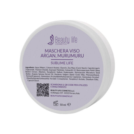 maschera viso argan murumuru